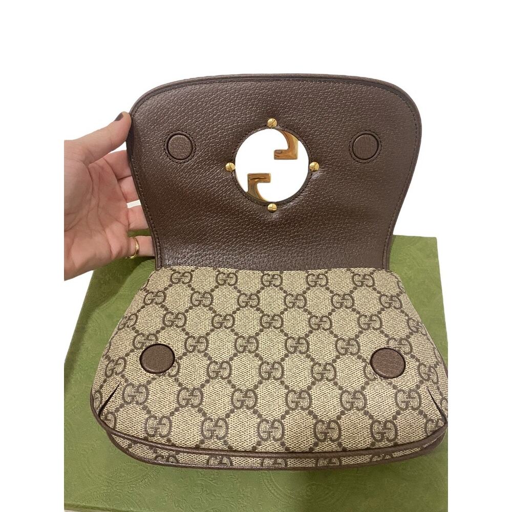Gucci Blondie Interlocking GG Monogram Supreme Belt Bum Bag Clutch 90 - Picture 9 of 16